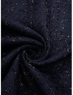 Tissu Style Chanel - Marine