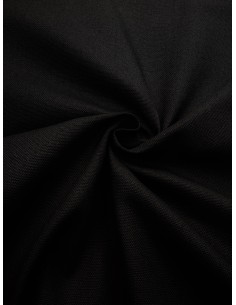 Tissu bachette coton - Noir