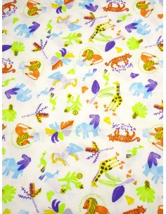 Tissu coton imprimé motif... 2