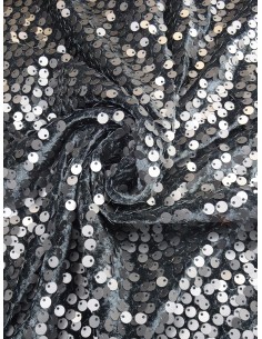 Velours à sequin - Noir