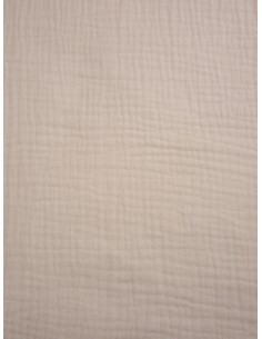 Tissu double gaze - Ecru