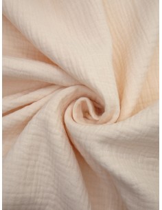 Tissu double gaze - Ecru 2