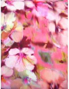 Tissu viscose imprimé motif...