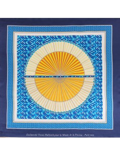 Tissu soie fantaisie -...