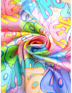 Tissu polyester imprimé -... 2