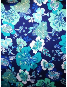 Tissu polyester imprimé -...