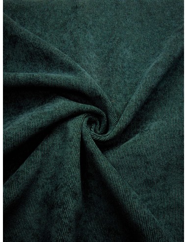 Tissu velours milleraie - Bleu canard