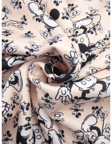 Tissu molleton imprimé - Mickey