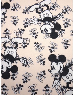 Tissu molleton imprimé -...