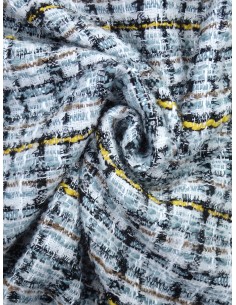 Tissu Style Chanel - Vert