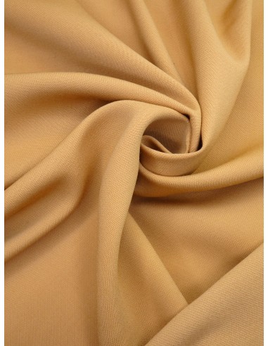 Tissu laine envers satin - Camel