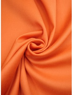 Tissu laine - Orange