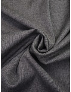 Tissu laine - Gris