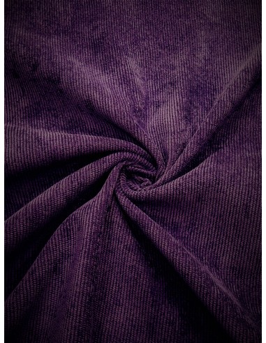 Tissu velours milleraie - Violet