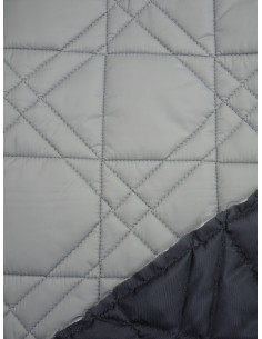 Tissu matelassé réversible...