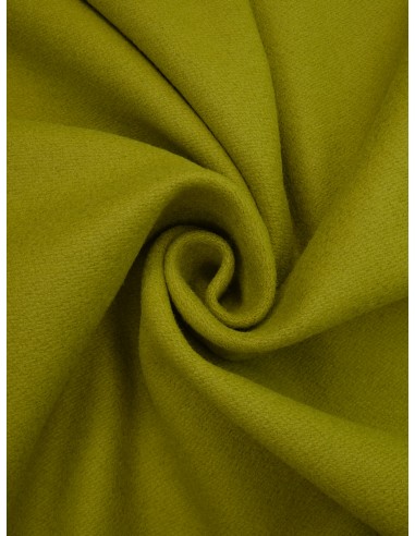 Tissu drap de laine - Vert olive