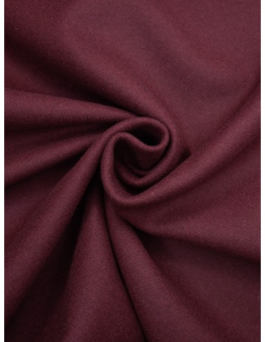 Tissu drap de laine - Bordeaux