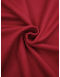Tissu drap de laine - Rouge
