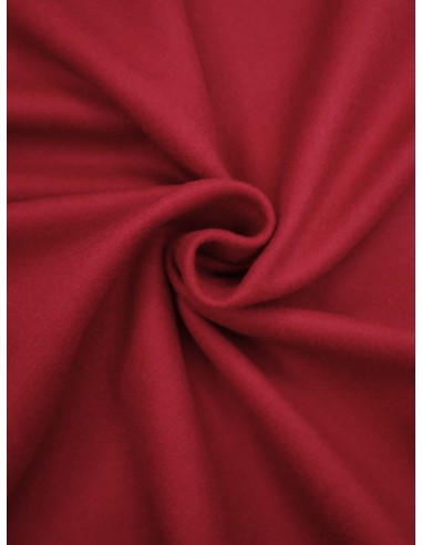 Tissu drap de laine - Rouge