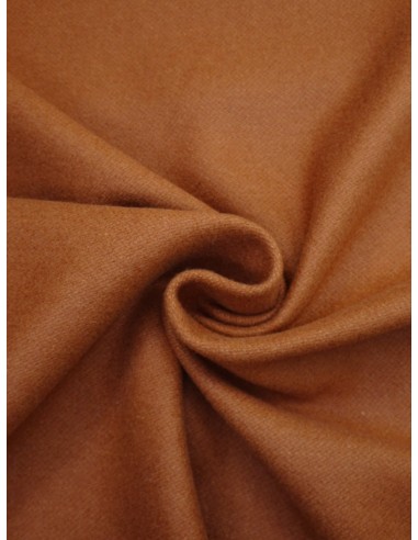 Tissu drap de laine - Terra cota