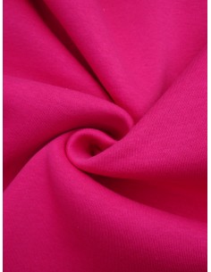 Tissu molleton - Fuchsia