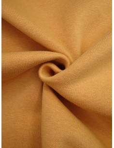 Tissu molleton - Moutarde