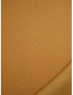 Tissu molleton - Moutarde 2
