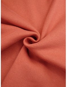 Tissu molleton - Terra cotta
