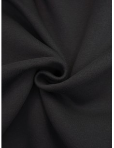 Tissu molleton - Noir