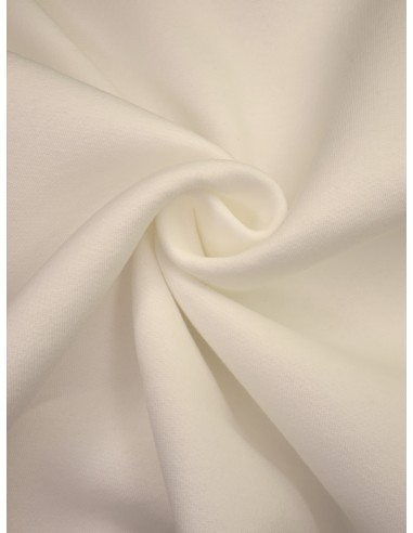Tissu molleton - Blanc cassé