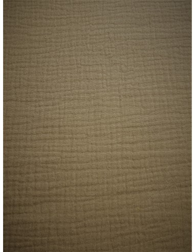 Tissu double gaze - Beige