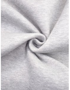 Tissu molleton - Gris clair...