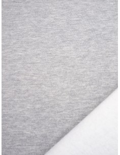 Tissu molleton - Gris clair... 2
