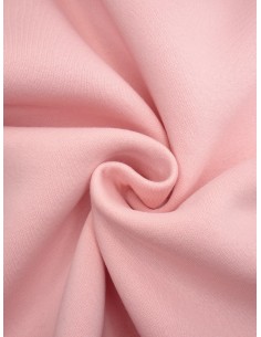 Tissu molleton - Rose pâle
