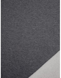 Tissu molleton - Anthracite 2