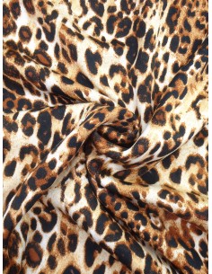 Tissu viscose imprimé motif...