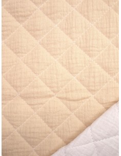 Tissu matelassé réversible...