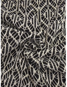 Tissu Tricot réversible -... 2