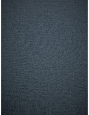 Tissu double gaze - Bleu gris