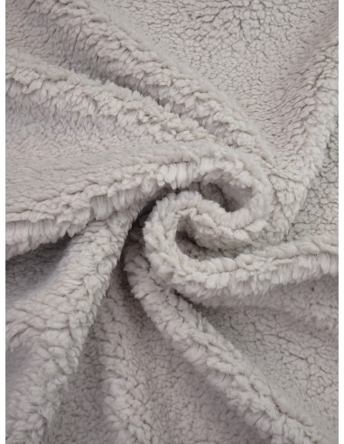 Tissu aspect mouton - Grège