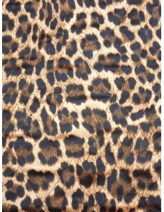 Tissu matelassé léopard -... 2