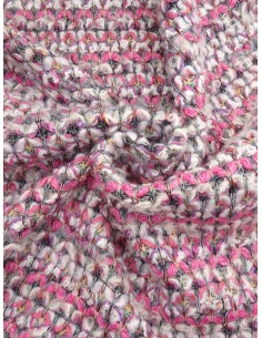 Tissu Style Chanel - Rose