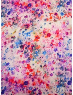 Tissu viscose imprimé motif... 2