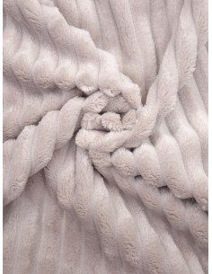 Tissu Minky - Gris