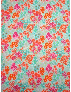 Tissu coton imprimé motif...