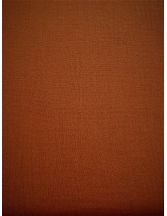 Tissu double gaze - Brique