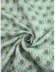 Tissu coton indien - motif... 2