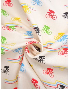 Tissu coton imprimé motif... 2