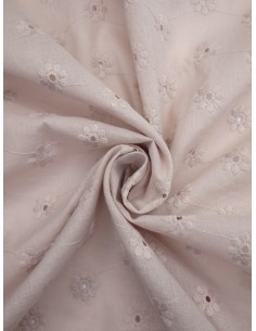 Tissu broderie anglaise -... 2