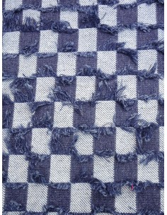 Tissu jean fantaisie - Bleu